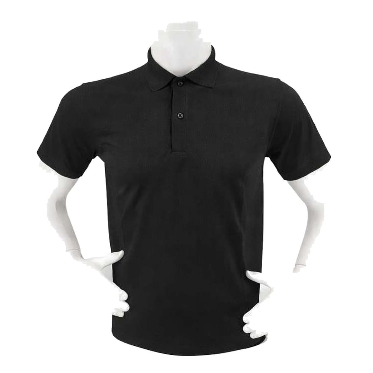 Dry Touch Polo Yaka Kısakol Forma — Siyah